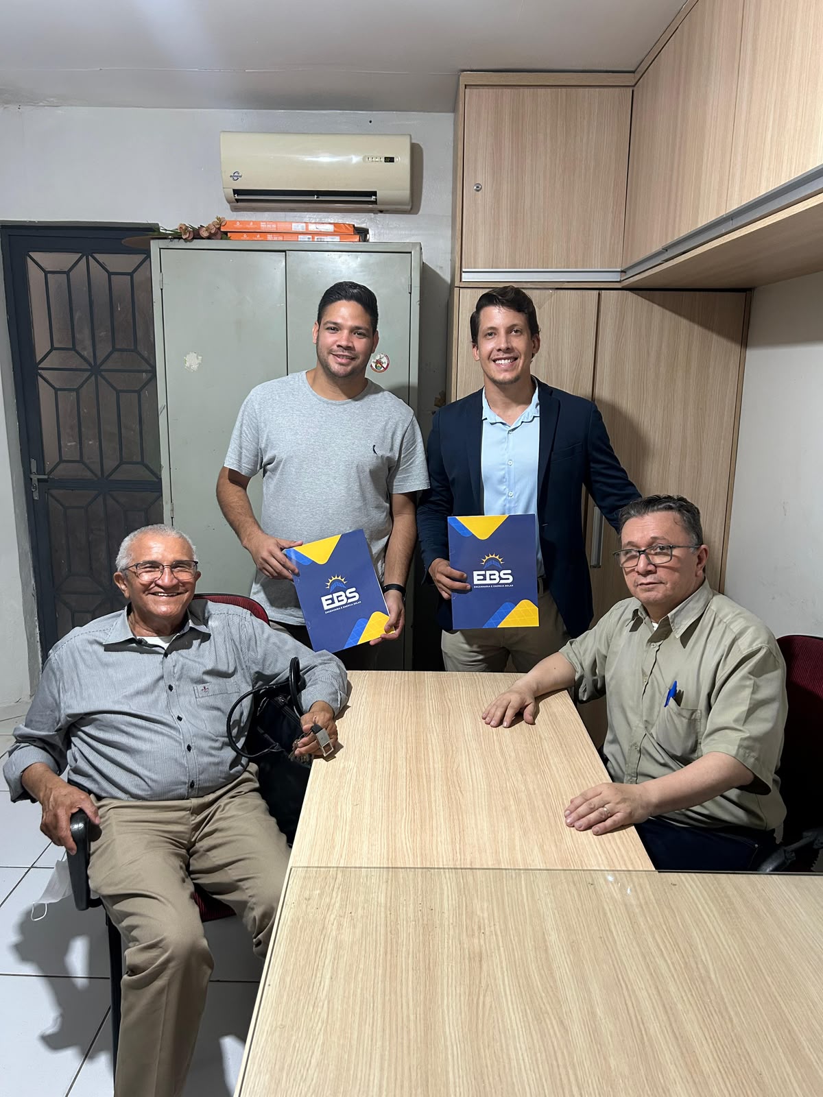 Cliente satisfeito com a EBS